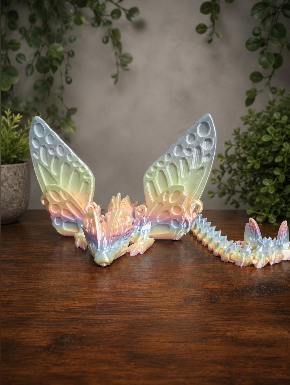 Rainbow Dragon With Wings